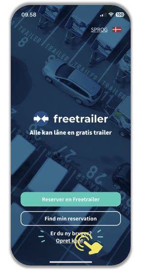 Freetrailer App – Reserver, afhent og returner en gratis trailer